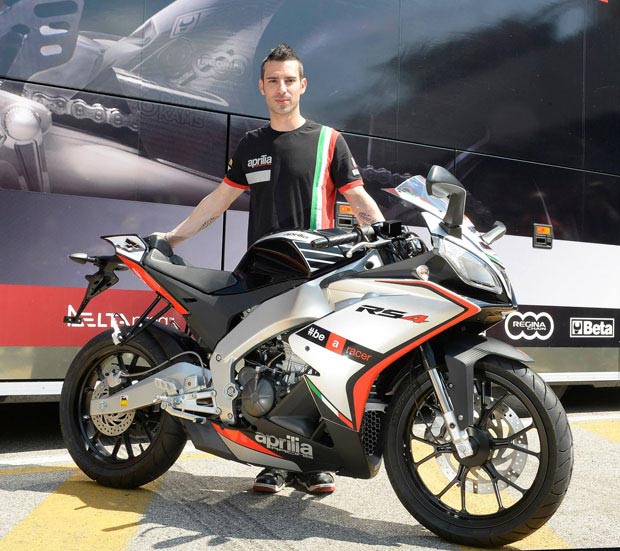 米蘭迪與2014 Aprilia RS4-125 #bearacer 限量特別版