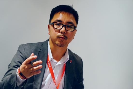 杜卡迪摩托車中國公關部經理付鵬先生