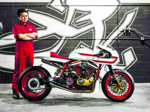 美華裔車迷手工打造摩托車獲獎