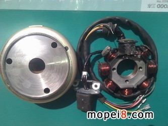 大批量摩托車磁電機(jī) CG125-8極磁電機(jī)總成