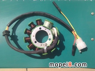 大批量供應(yīng)摩托車磁電機(jī)線圈 大鯊11極磁電機(jī)線圈(定子)