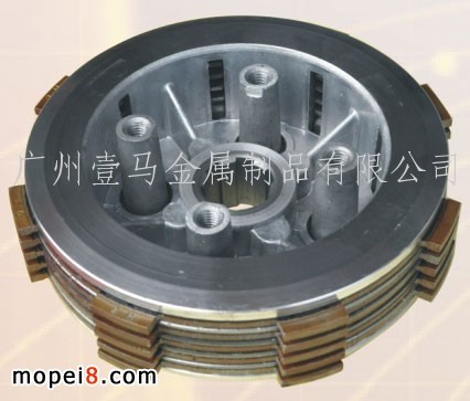 供應CG125新款通油離合器小古 木膠片摩托車離合器小古總成