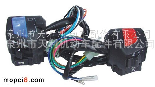 供應摩托車把座開關 手柄 牛角 鏡座 SWITCH ASSY