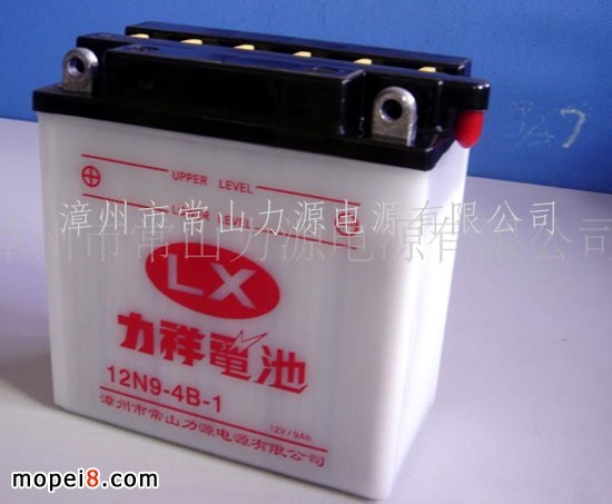 供應供應鉛酸摩托車蓄電池12N9-4B-1　力祥電池