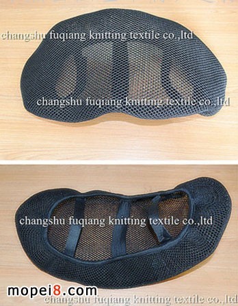 黑色散熱透氣摩托車(chē)坐墊套